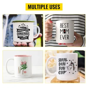 11oz/20oz Tumbler & Mug Heat Press – Sublimation Cup Transfer Machine for Custom DIY Designs