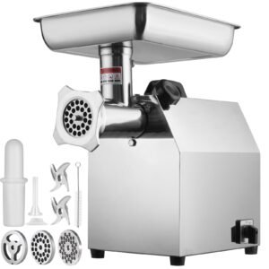 1100W Stainless Steel Electric Meat Grinder Mincer - Heavy-Duty Sausage Maker for Efficient Food Preparation