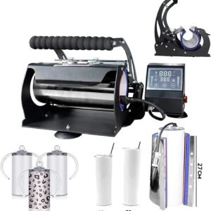 11oz/20oz Tumbler & Mug Heat Press – Sublimation Cup Transfer Machine for Custom DIY Designs