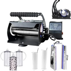 11oz/20oz Tumbler & Mug Heat Press – Sublimation Cup Transfer Machine for Custom DIY Designs