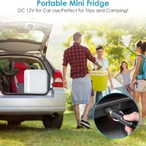 10L Portable Mini Fridge AC/DC – Compact Cooler for Home and Car Use