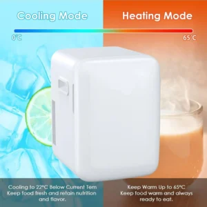 10L Portable Mini Fridge AC/DC – Compact Cooler for Home and Car Use