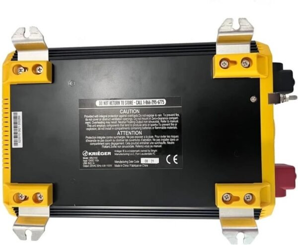 1100W 12V to 230V Power Inverter – Modified Sine Wave DC to AC Converter with AC Outlets & Installation Kit - Image 5