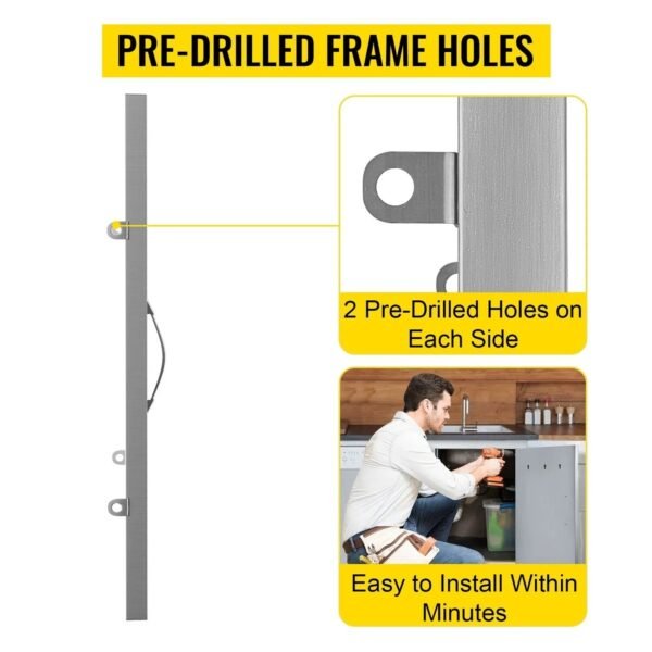 14×20″ Single-Walled Stainless Steel Island Access Door – Perfect for Kitchen and BBQ Applications - Image 11
