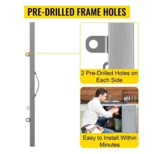 14×20″ Single-Walled Stainless Steel Island Access Door – Perfect for Kitchen and BBQ Applications