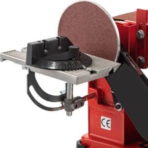 1420 r/min Adjustable Electric Bench Belt Sander  4 x 36 with 6 Disc Includes 4 Rubber Foot Pads & Combo