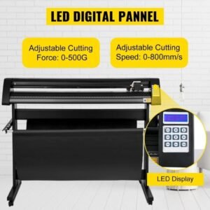 1350mm Vinyl Cutter with LED Guide Light – High-Precision SignCut Label Maker & Vinyl Plotter
