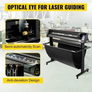 1350mm Vinyl Cutter with LED Guide Light – High-Precision SignCut Label Maker & Vinyl Plotter