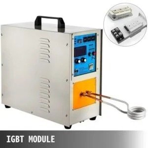 "15KW High-Frequency Induction Heater LH-15A, 30–100KHz, 230V Furnace for Melting & Heat Treatment"