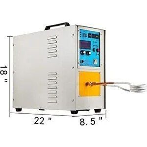 "15KW High-Frequency Induction Heater LH-15A, 30–100KHz, 230V Furnace for Melting & Heat Treatment"