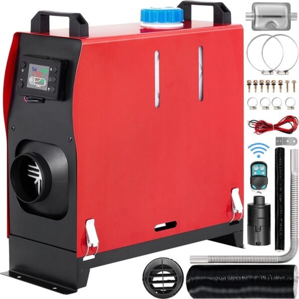 12V Diesel Air Heater with LCD switch and remote control provides fast, efficient heating with 1 air outlet. Perfect for RVs, trucks, buses, cars, SUVs, and caravans. - Image 16