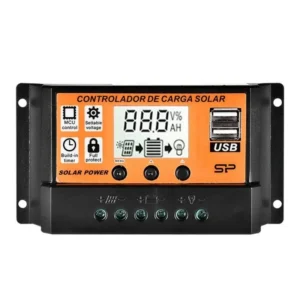 12V/24V Solar Charge Controller 10A–100A | Auto Battery Charger with Dual USB Ports