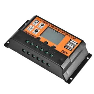 12V/24V Solar Charge Controller 10A–100A | Auto Battery Charger with Dual USB Ports
