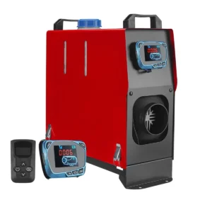 12V Diesel Air Heater with LCD switch and remote control provides fast, efficient heating with 1 air outlet. Perfect for RVs, trucks, buses, cars, SUVs, and caravans.