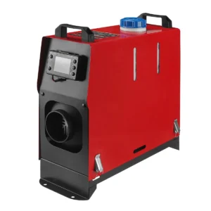 12V Diesel Air Heater with LCD switch and remote control provides fast, efficient heating with 1 air outlet. Perfect for RVs, trucks, buses, cars, SUVs, and caravans.