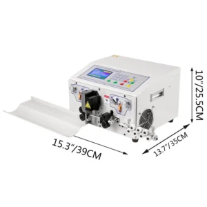 0.1-10 Sqr mm Automatic & Computerized Wire Stripping and Peeling Machine, 300V, with Straightener and Collection Plate for Efficient Wire Processing